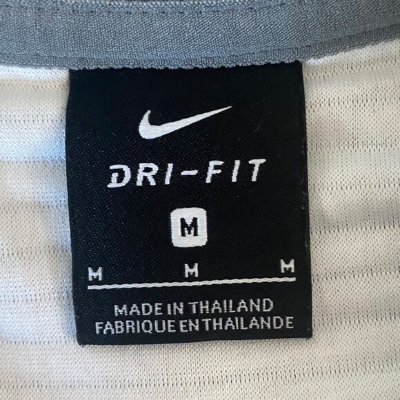 Nike Double Knit Crewneck Sweatshirt Women's Medium Gray Long-Sleeve Pullover - Picture 9 of 13